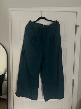 Wide Leg Men’s Pants in Teal
